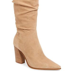 Vince Camuto Derika Leather Boot - Tortilla Suede